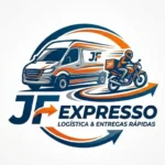 Logotipo MotoboyRJ JF Expresso - Serviços de Motoboy e Entregas com Fiorino no Rio de Janeiro.